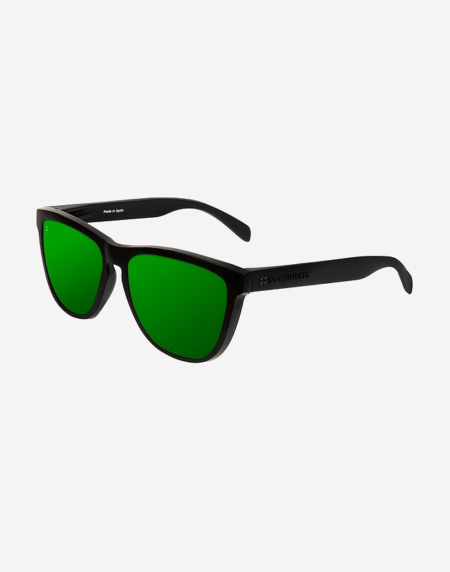 Hawkers REGULAR MATTE BLACK - EMERALD w640