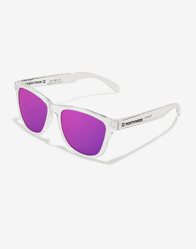 Occhiali da sole Northweek REGULAR BRIGHT WHITE - PURPLE POLARIZED