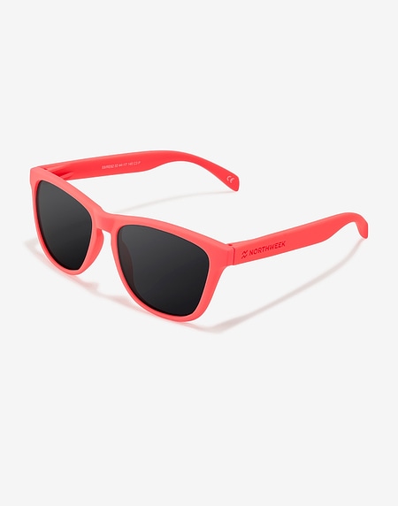 Sunglasses Northweek REGULAR MATTE FLUOR PINK - BLACK POLARIZED