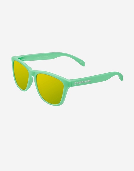 Sunglasses Northweek REGULAR MATTE MINT GREEN - GOLD POLARIZED