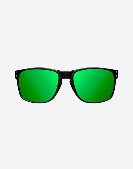 Hawkers BOLD MATTE BLACK - GREEN POLARIZED w375