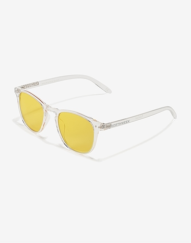 Hawkers WALL BRIGHT WHITE - TRANSPARENT YELLOW POLARIZED w375